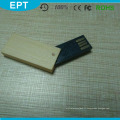 Swivel UDP Emboss Logo Bamboo 32 Go USB Flash Drive